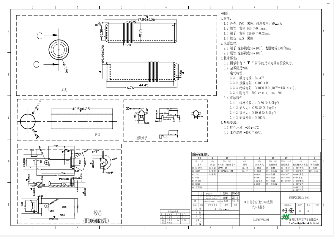 宝马4P连接器