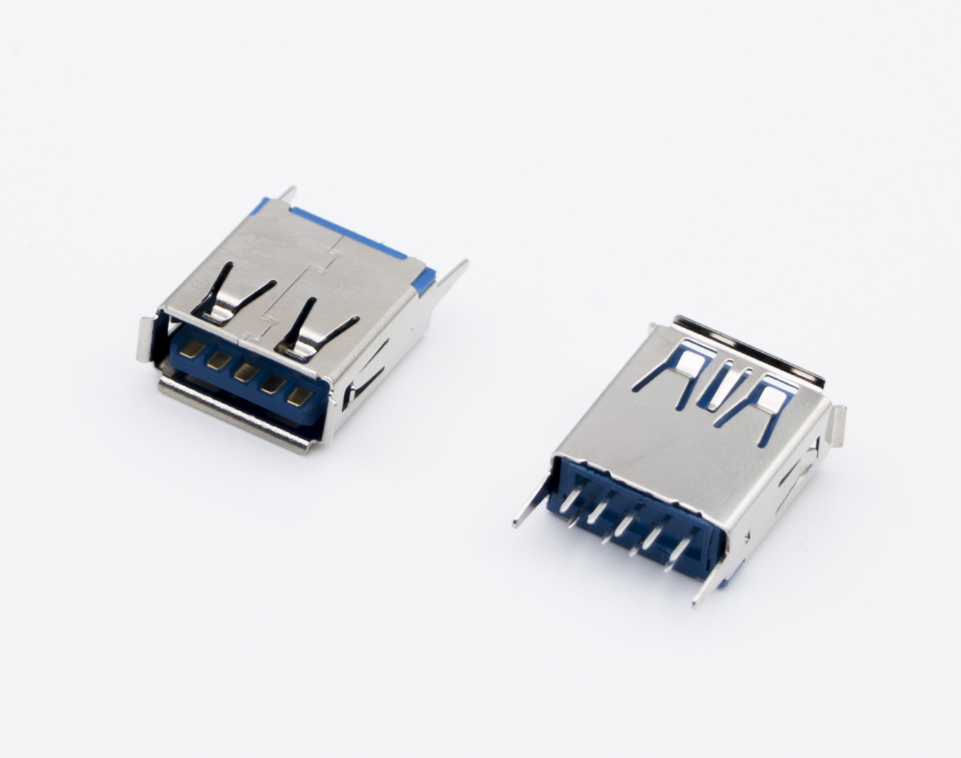 USB3.0 AF  立式SMT 蓝胶