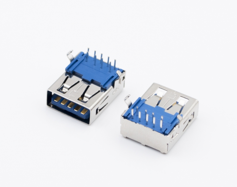 西宁USB 3.0 AF 沉板式SMT 蓝胶