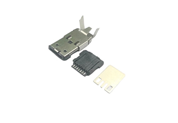 ESATA+USB 焊线母头带铜片